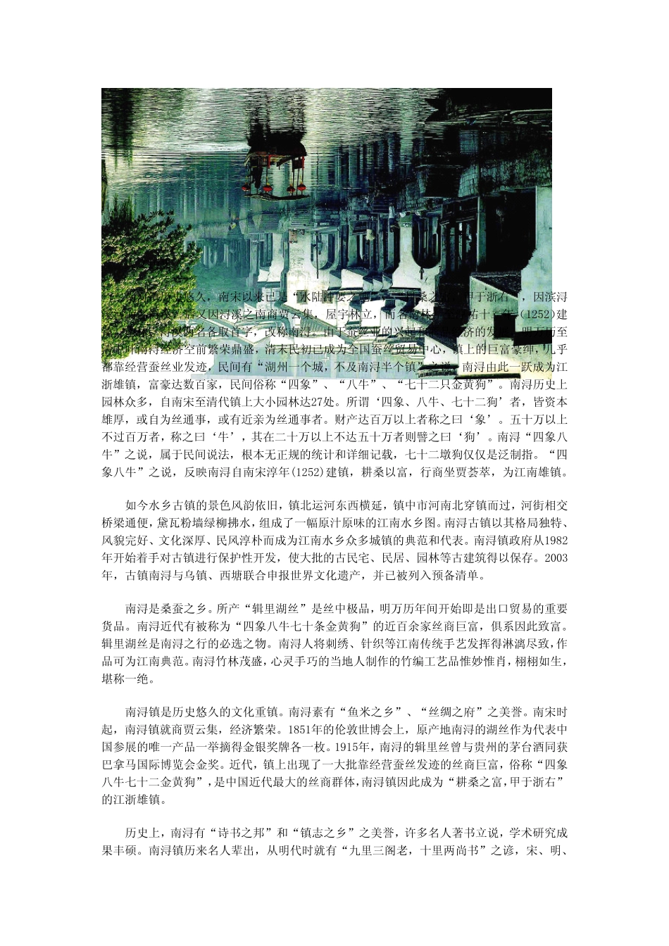 浙江南浔古镇中国十大魅力名镇_第2页