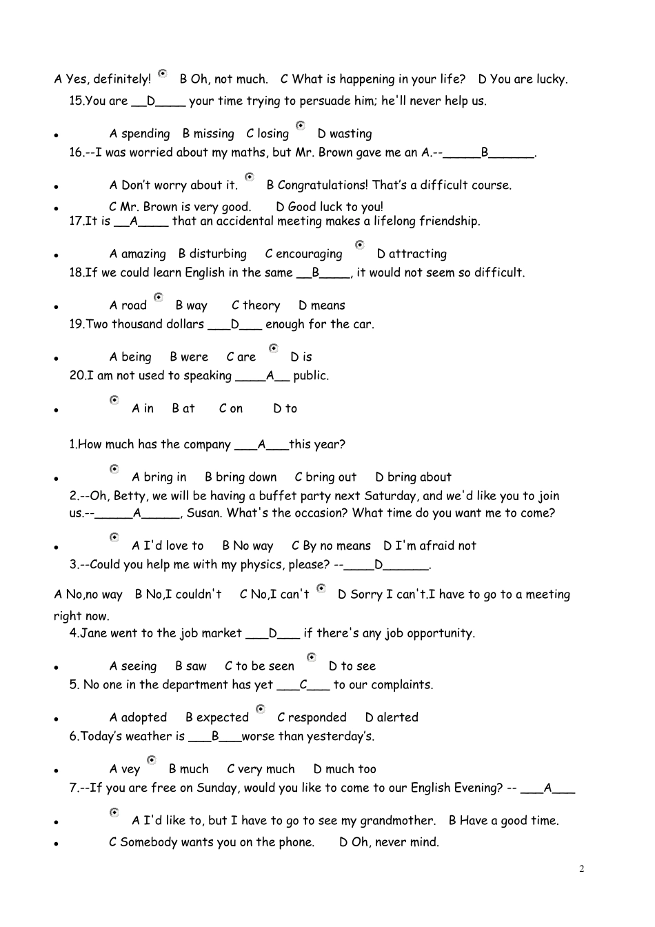 浙江大学继续教育英语在线16_第2页