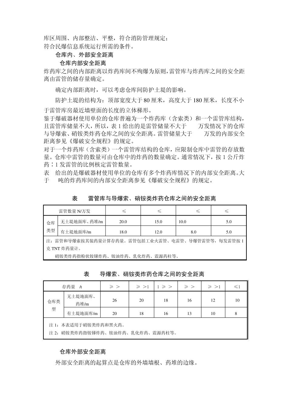 浙江省民爆物品使用单位储存爆破器材技术规范_第2页