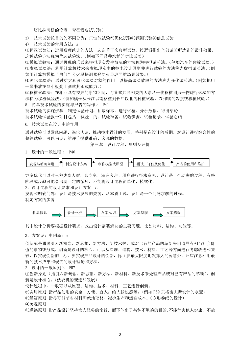 浙江省通用技术学考选考知识汇总_第3页