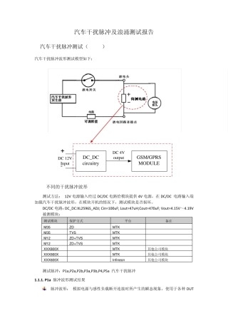 浪涌测试总结报告_120725_修改版
