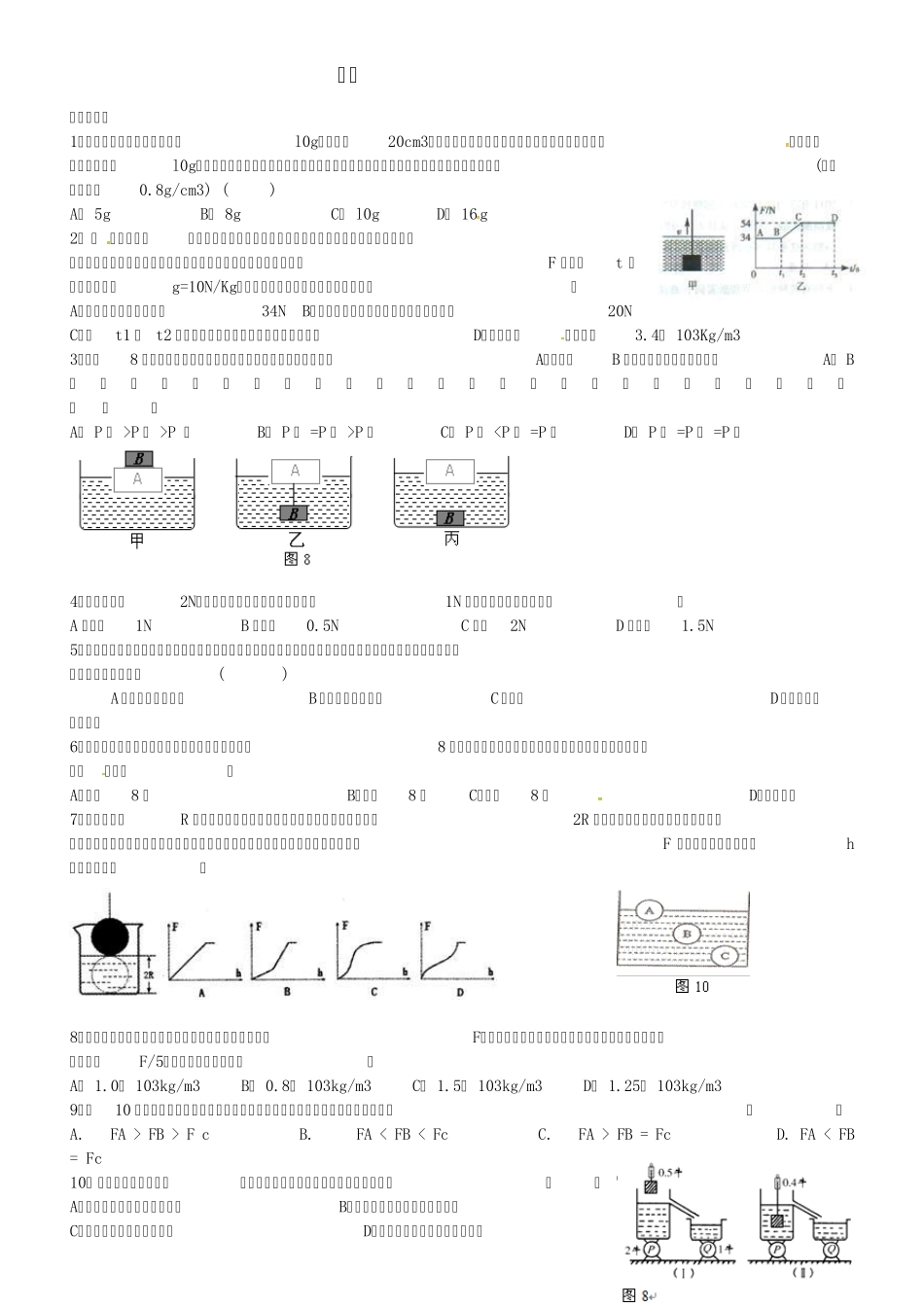 浮力(!!!不看后悔!!!)_第1页