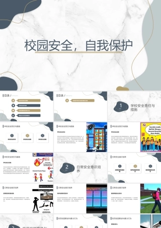 校园安全，自我保护 课件 2024-2025学年高一主题班会