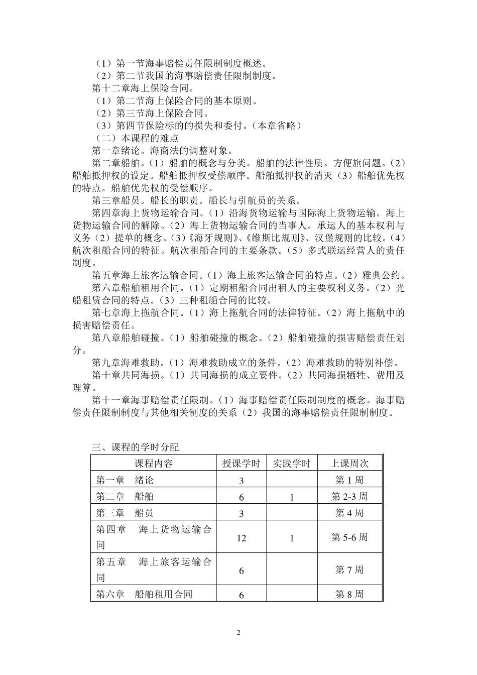海商法教案及讲义_第2页