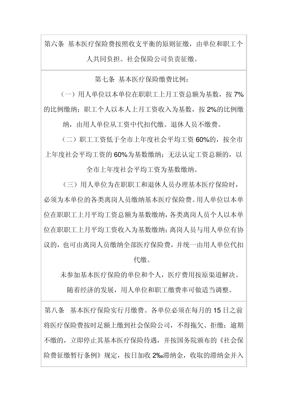 海城市城镇职工基本医疗保险制度改革实施办法_第2页