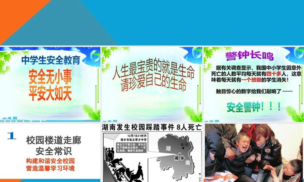 学习校园内安全知识 提高自我保护能力 课件--2023-2024学年高二上学期校园安全教育主题班会