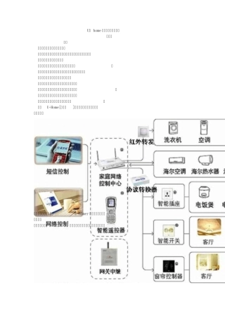 海尔智能家居产品