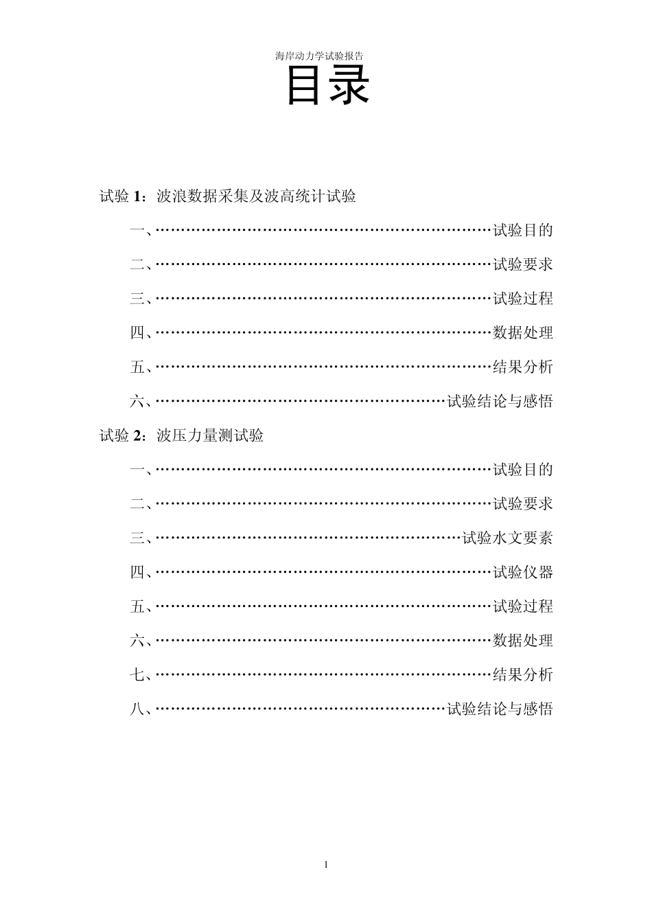 海岸动力学试验_第1页