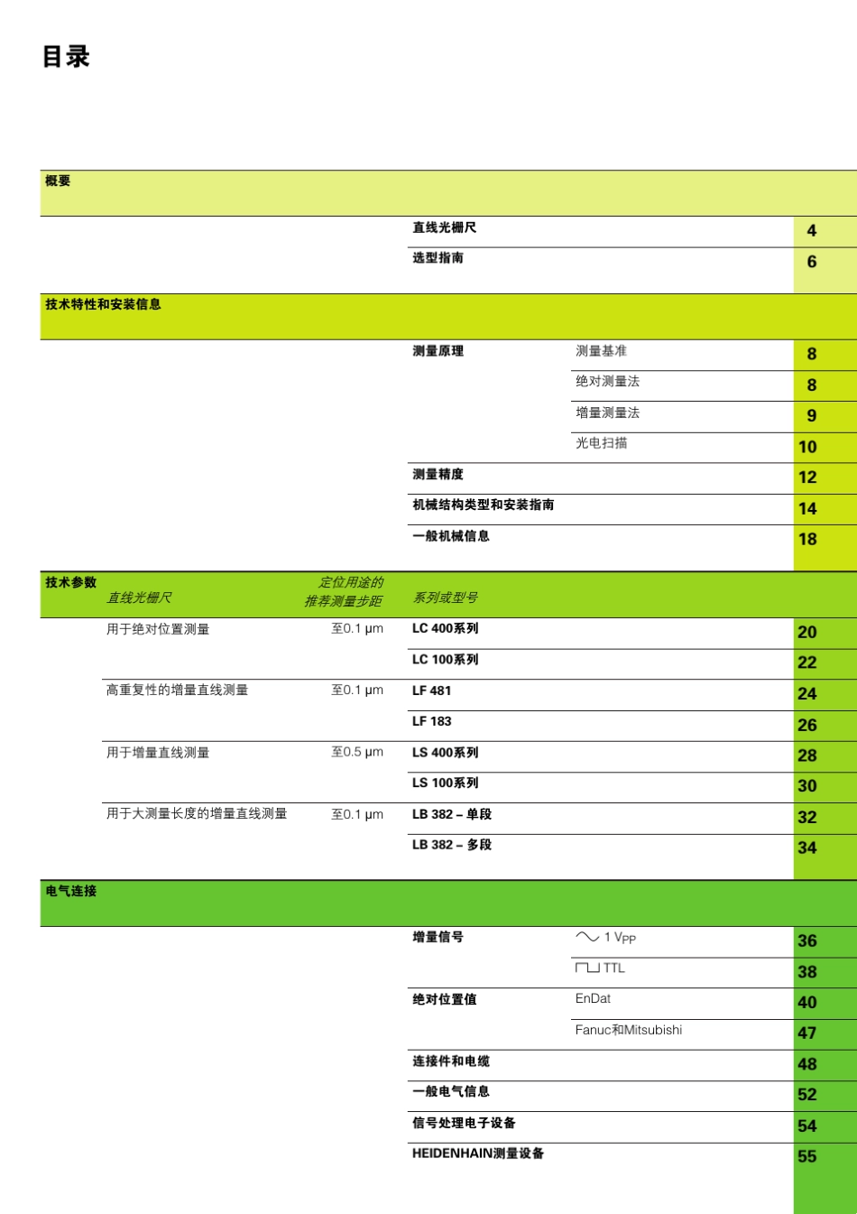 海德汉光栅尺技术参数(用于NC数控机床)(HEIDENHAIN)_第3页