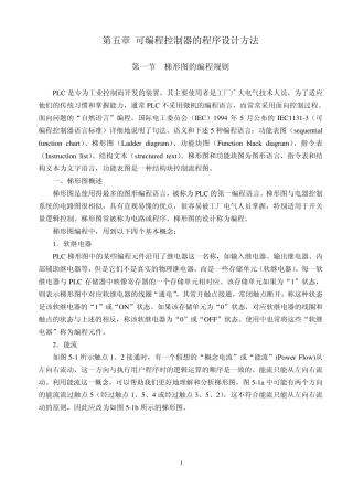 第五章可编程控制器的程序设计方法