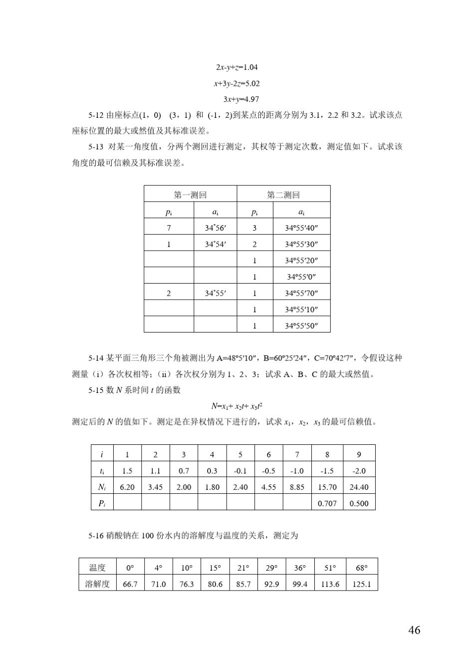第五章线性参数的最小二乘处理_第3页