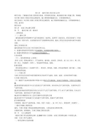 第八章通风工程