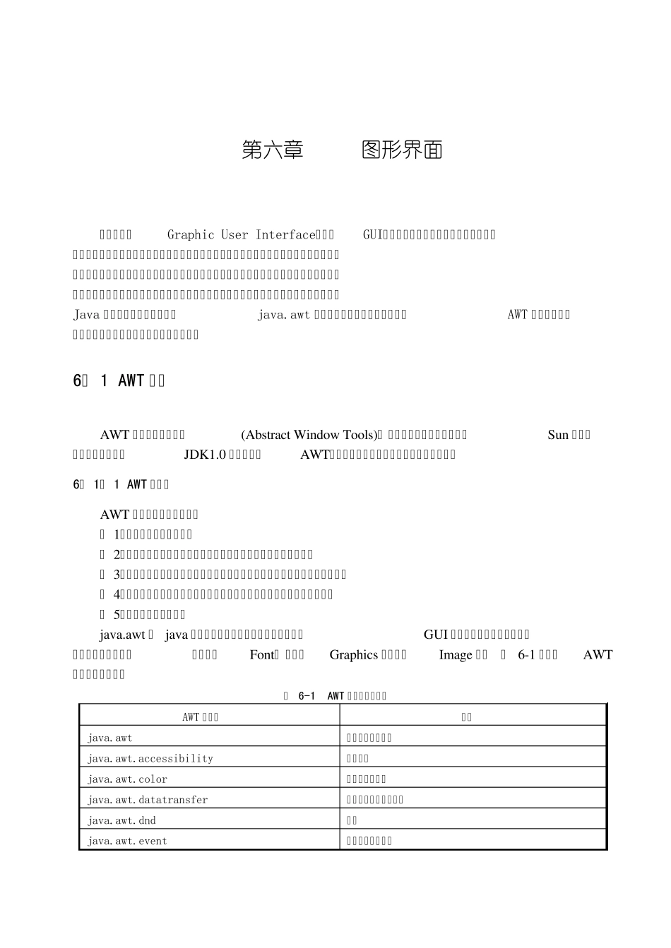 第六章Java图形界面_第1页