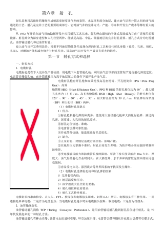 第六章射孔介绍