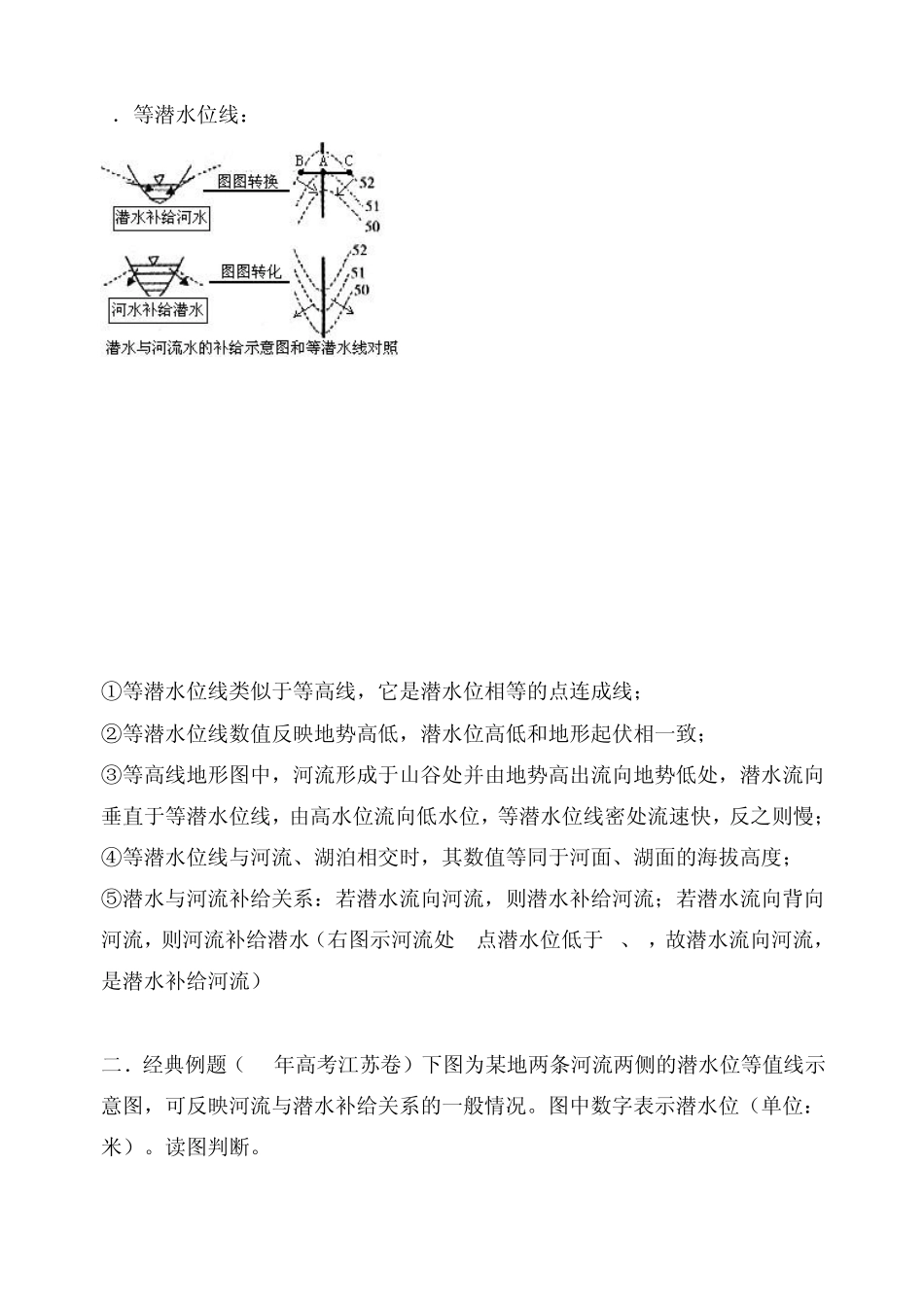 等潜水位线(保准大家看一遍就搞定)_第2页