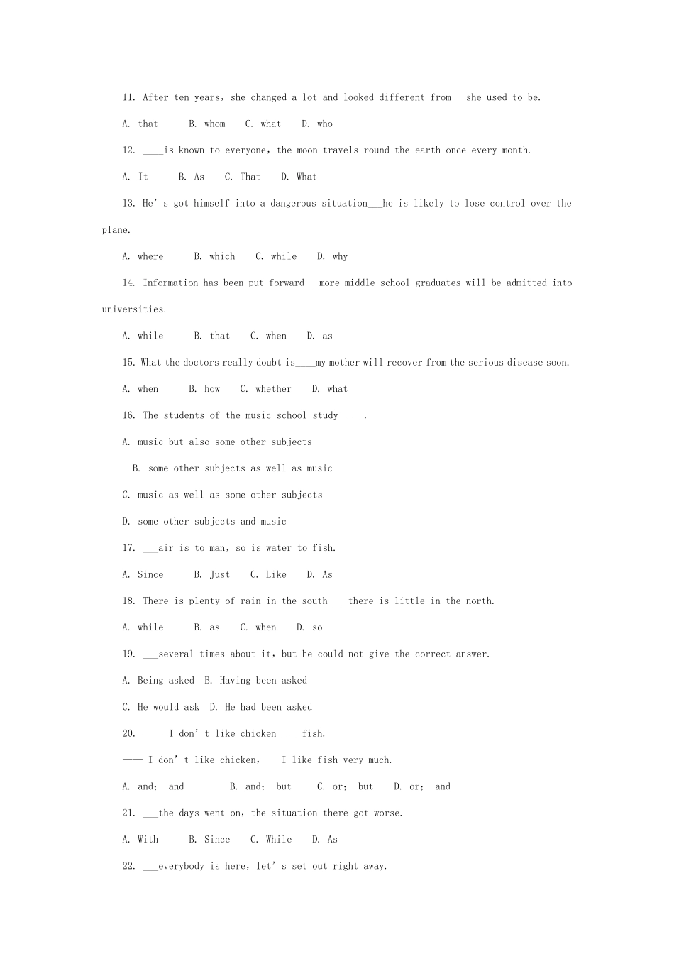 简单句并列句复合句练习_第2页