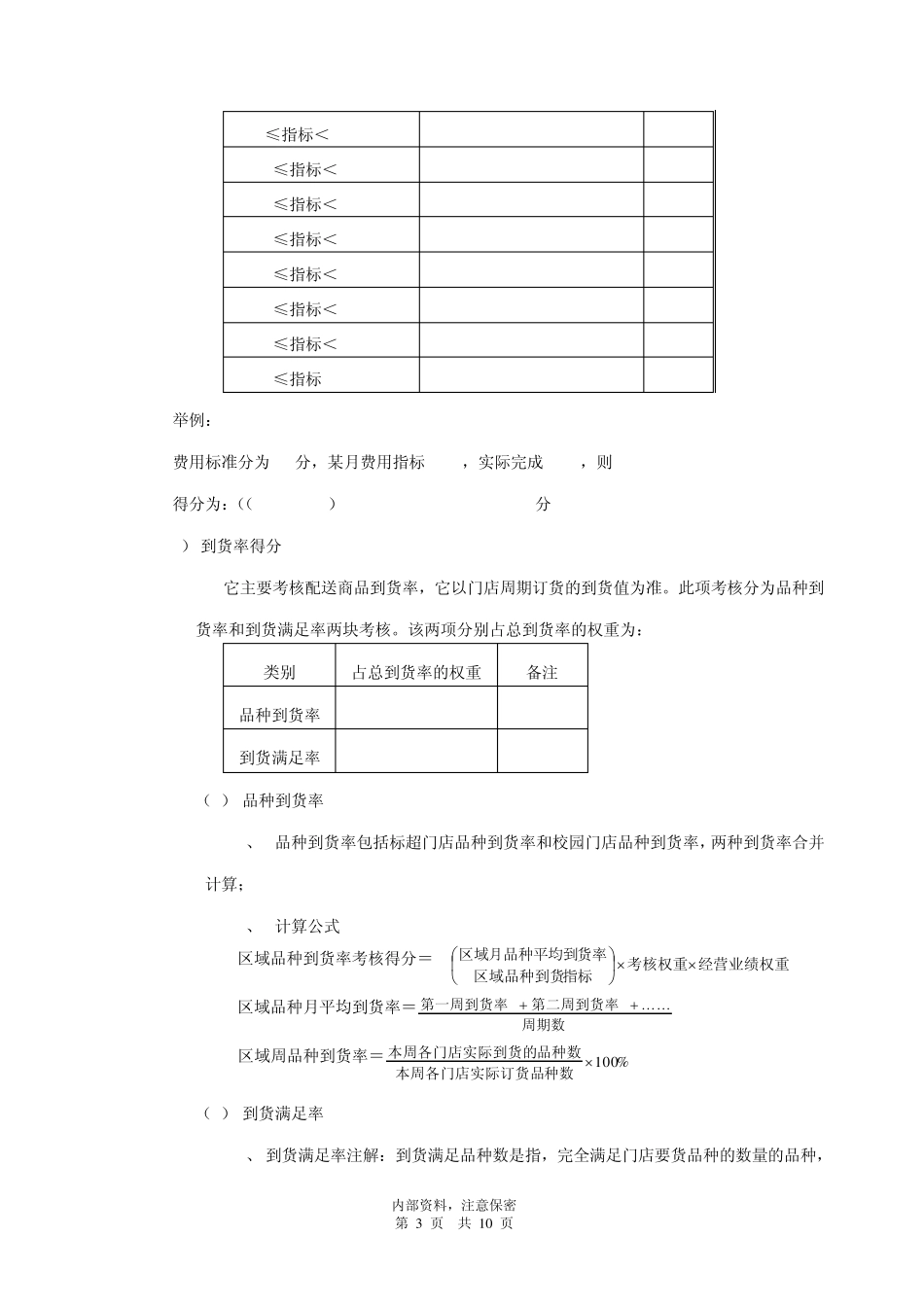 超市采购考核方案_第3页