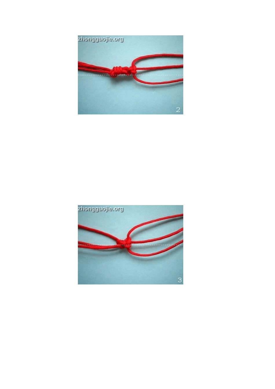 超漂亮的手绳编织教程_第3页