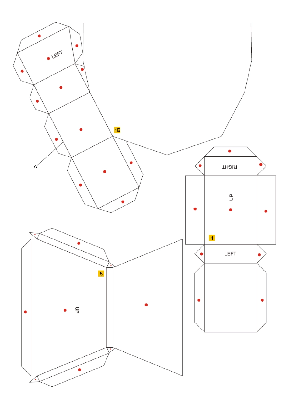 超精细版黄金梅丽号纸模型图纸_第2页