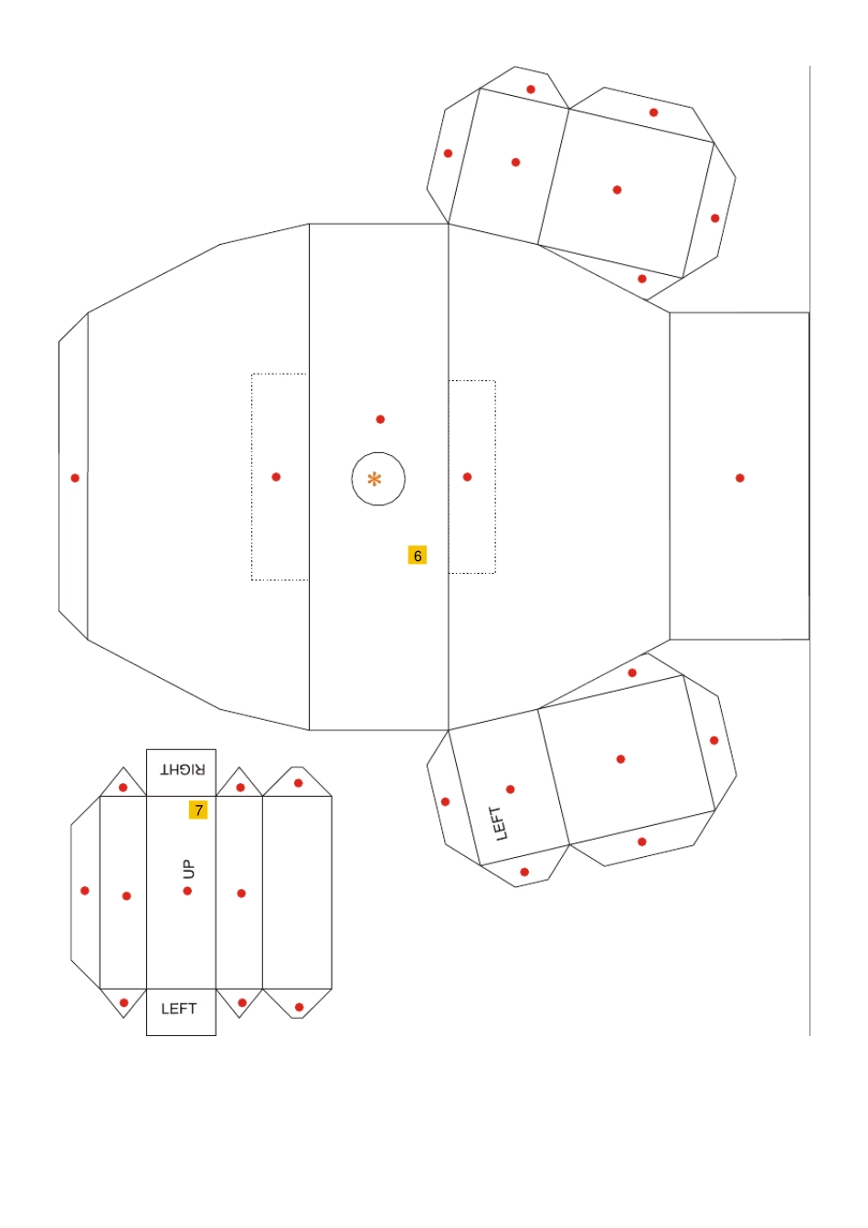 超精细版黄金梅丽号纸模型图纸_第3页
