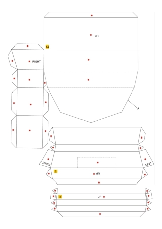 超精细版黄金梅丽号纸模型图纸