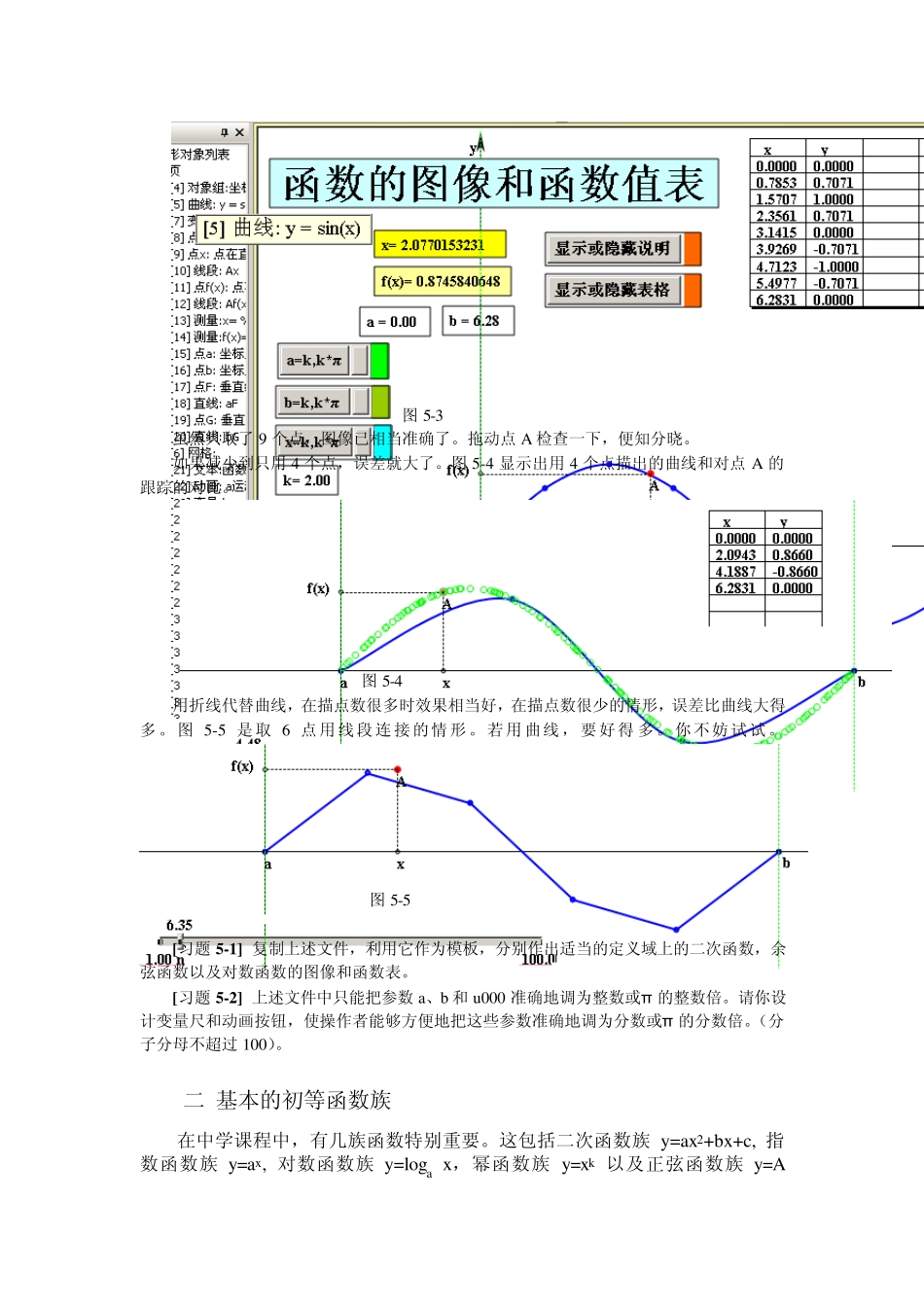 超级画板《动态几何教程》5函数图像_第3页