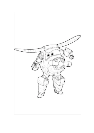 超级飞侠填色图(A4可打印)