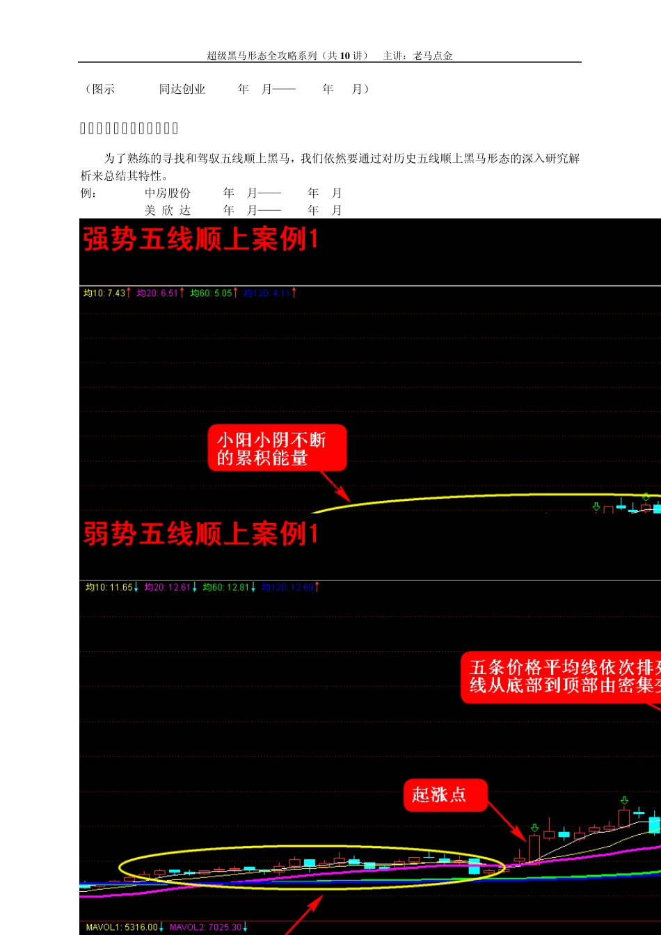 超级黑马形态全攻略系列——五线顺上黑马形态_第2页