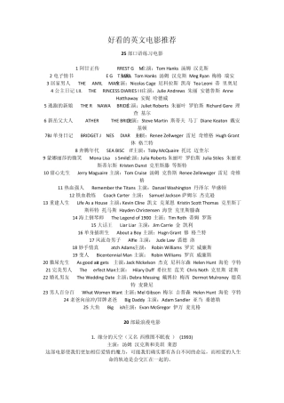 超经典电影+超好看电影(352部,部分有重复)