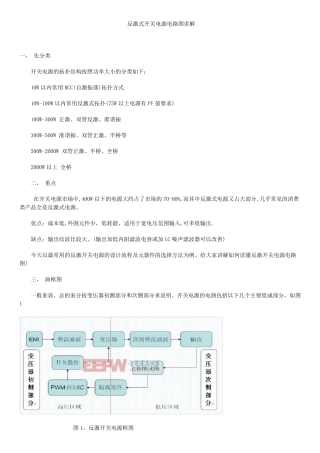 超详细的反激式开关电源电路图讲解