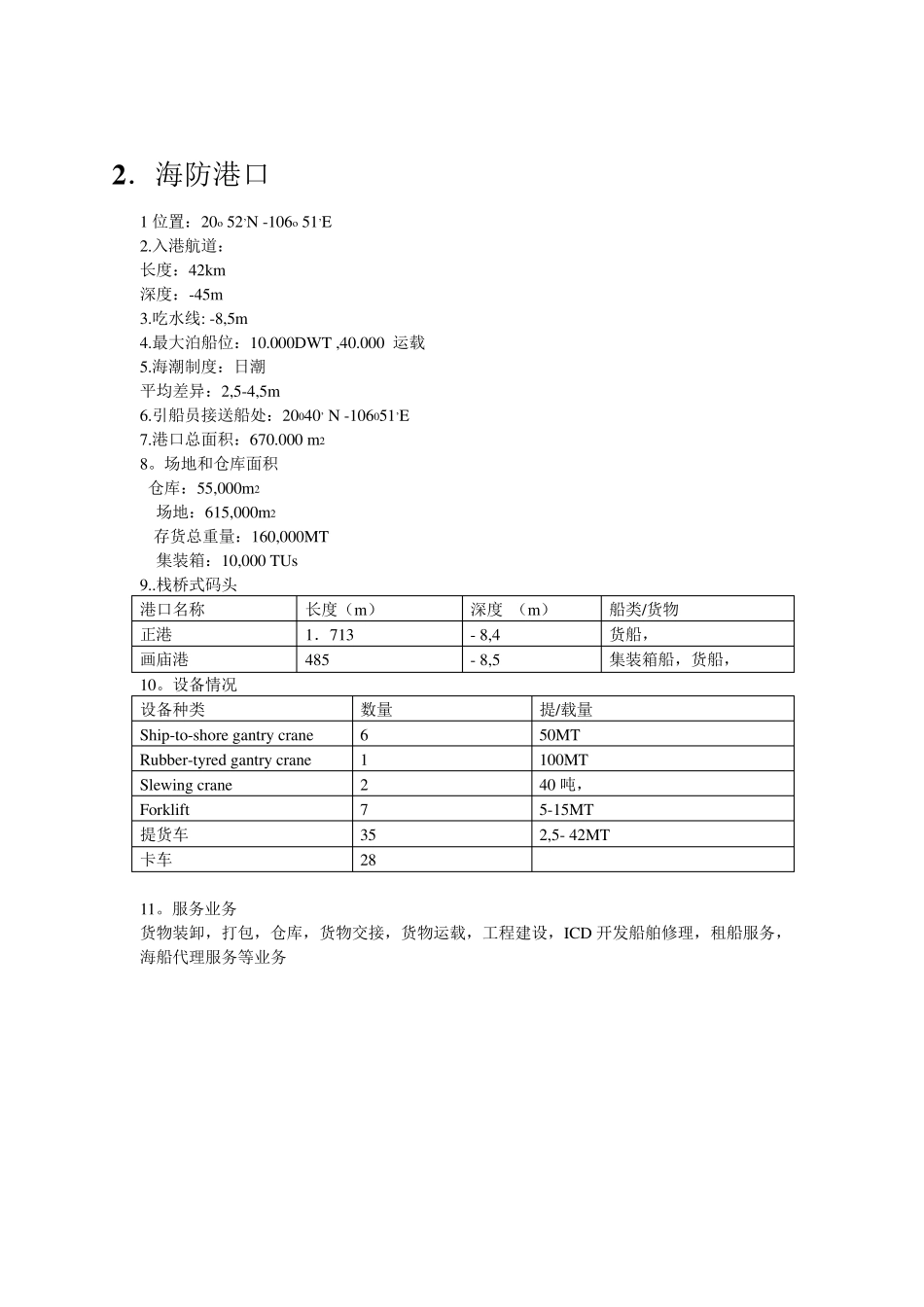 越南港口简介_第2页