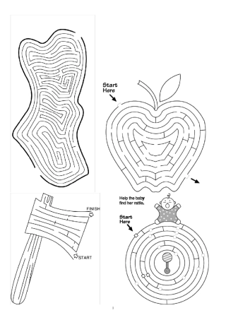 趣味迷宫(可打印)