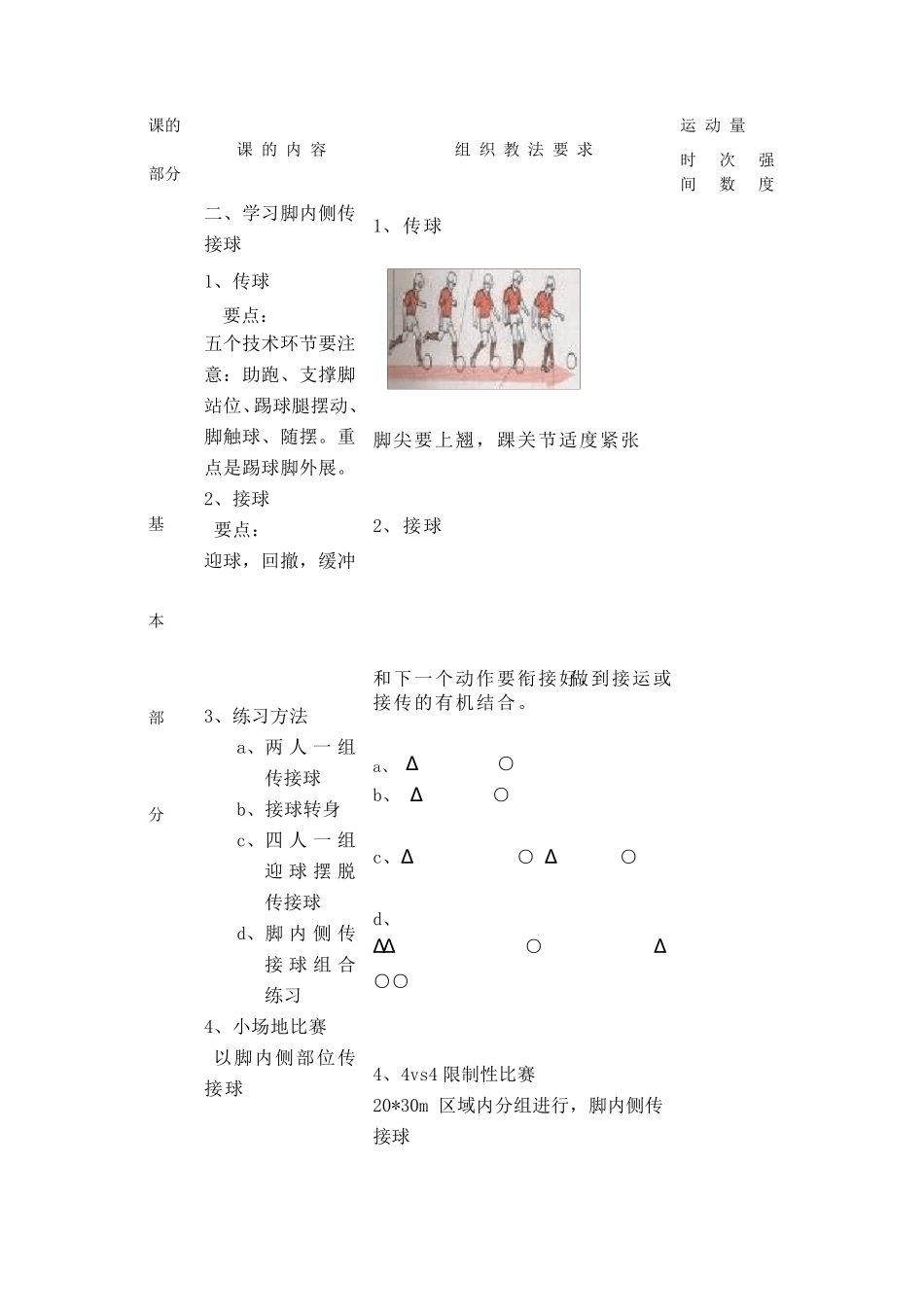 足球兴趣小组教案_第3页