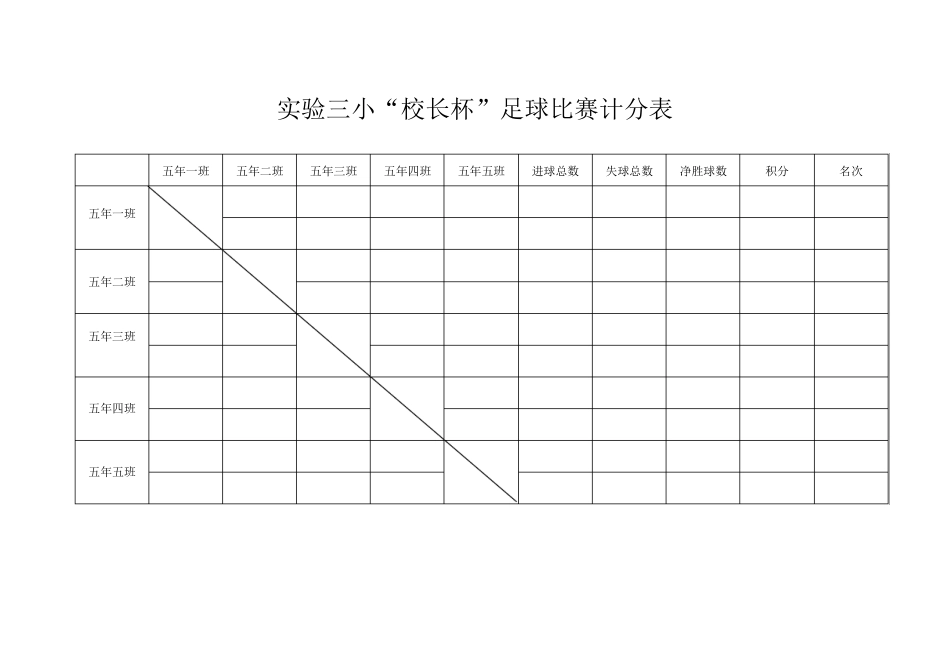 足球比赛计分表_第1页