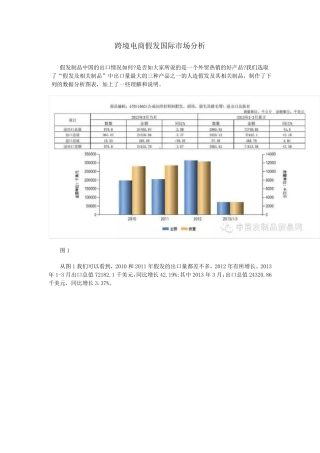 跨境电商假发国际市场分析