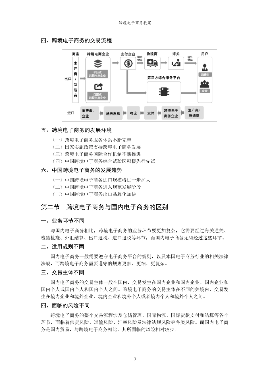 跨境电子商务教案_第3页