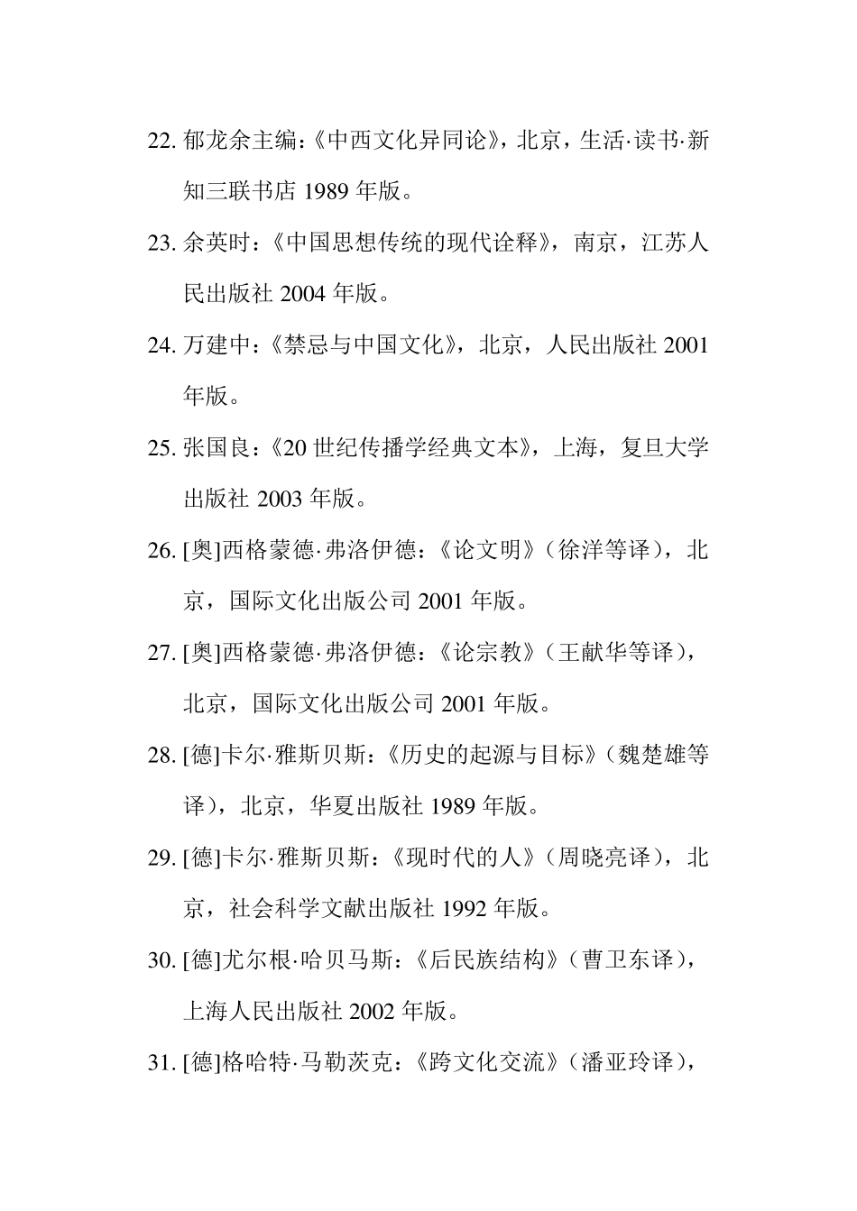 跨文化传播参考书目_第3页
