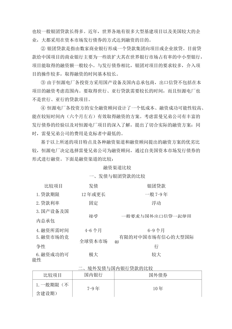 恒源发电厂_项目融资_案例综述_第3页
