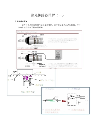 常见传感器详解