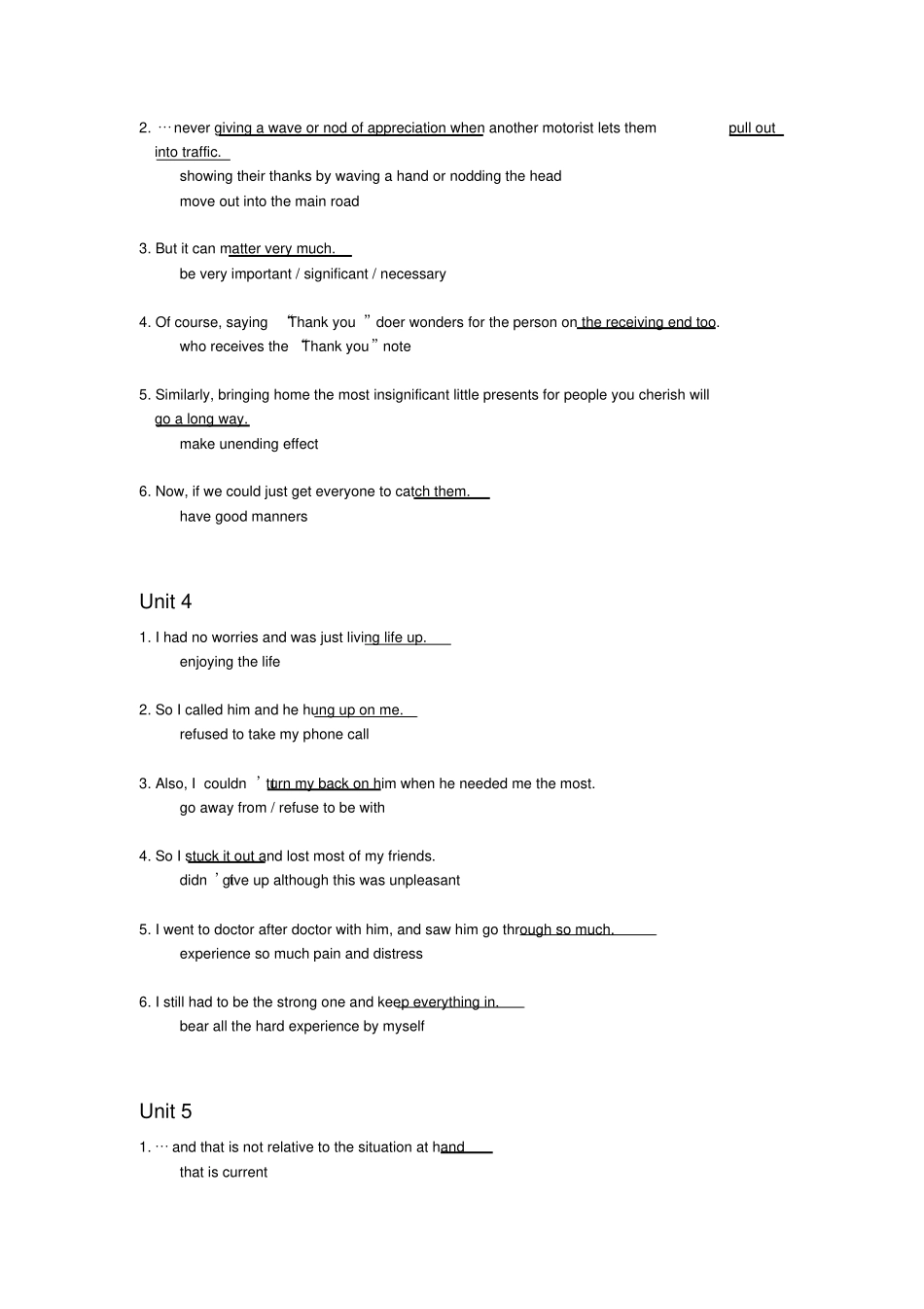 完整版综合英语1Paraphrase_第2页