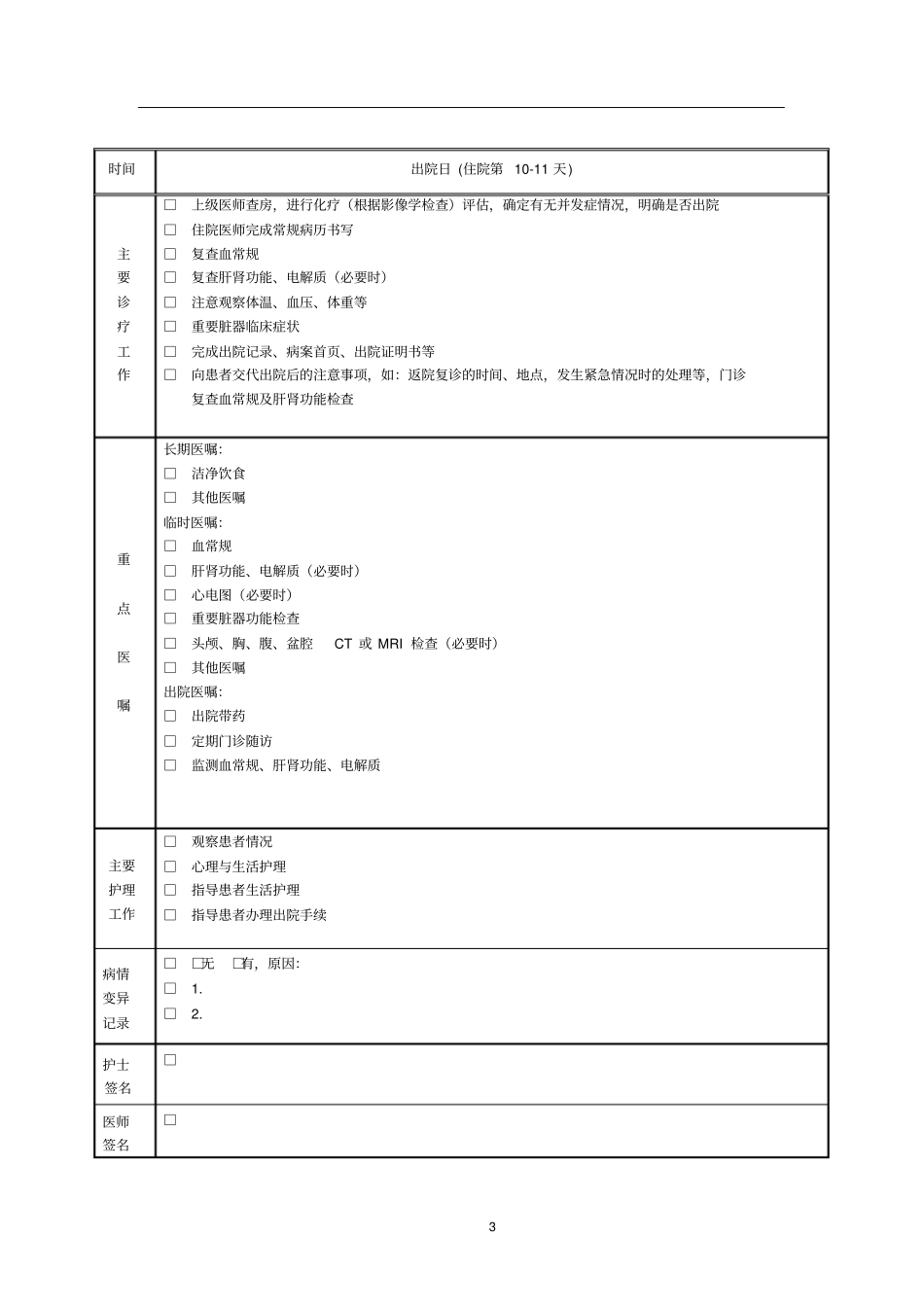 完整版肺癌化疗临床路径_第3页