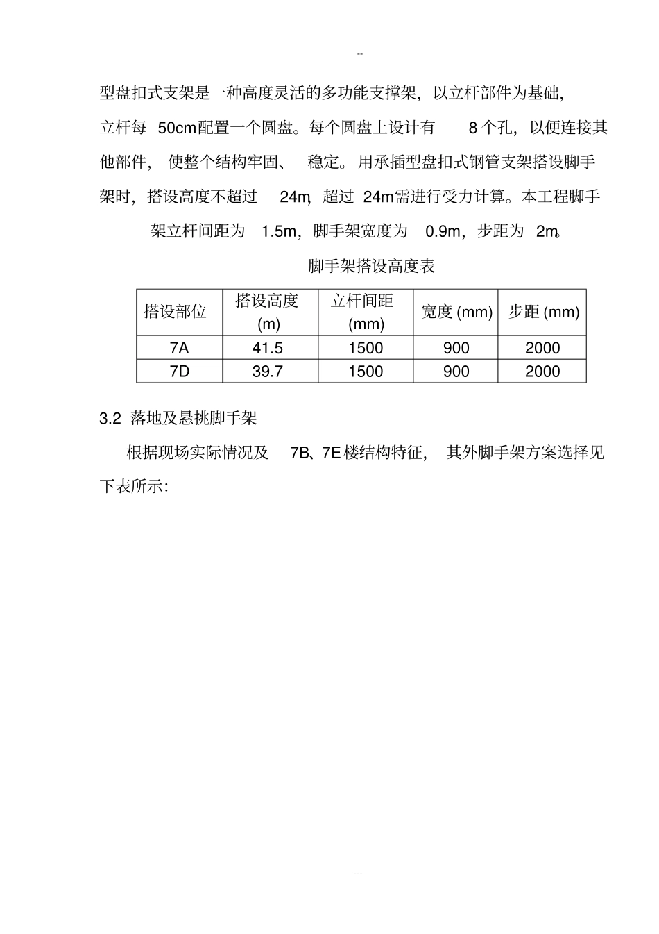 完整版脚手架工程监理实施细则盘扣式脚手架_第3页