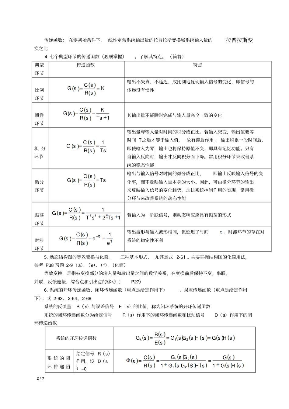 完整版自动控制原理知识点总结_第2页