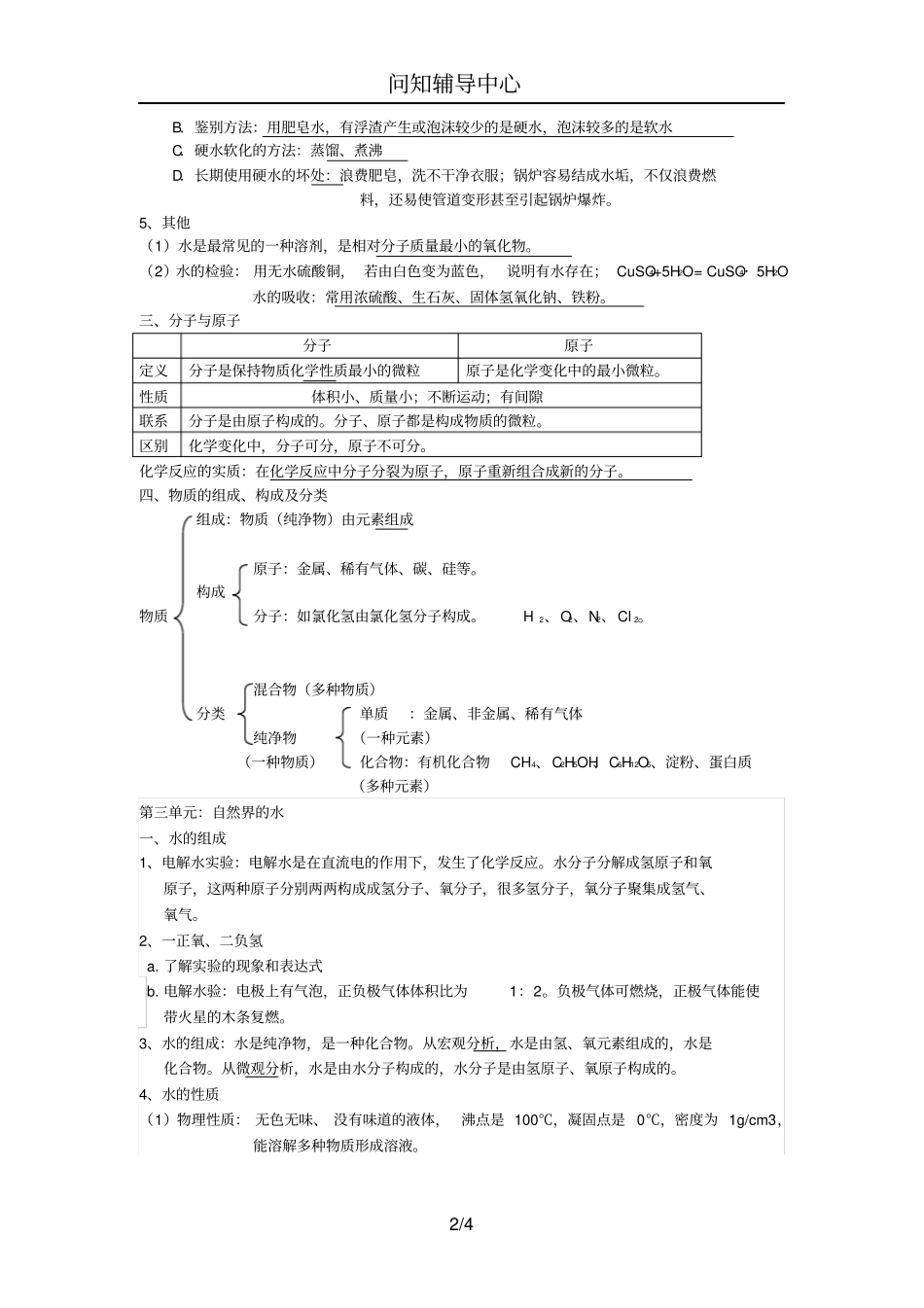 完整版自然界的水知识点总结_第2页