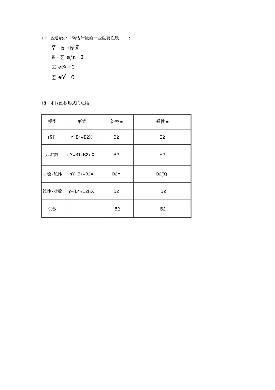 完整版计量经济学公式_第3页