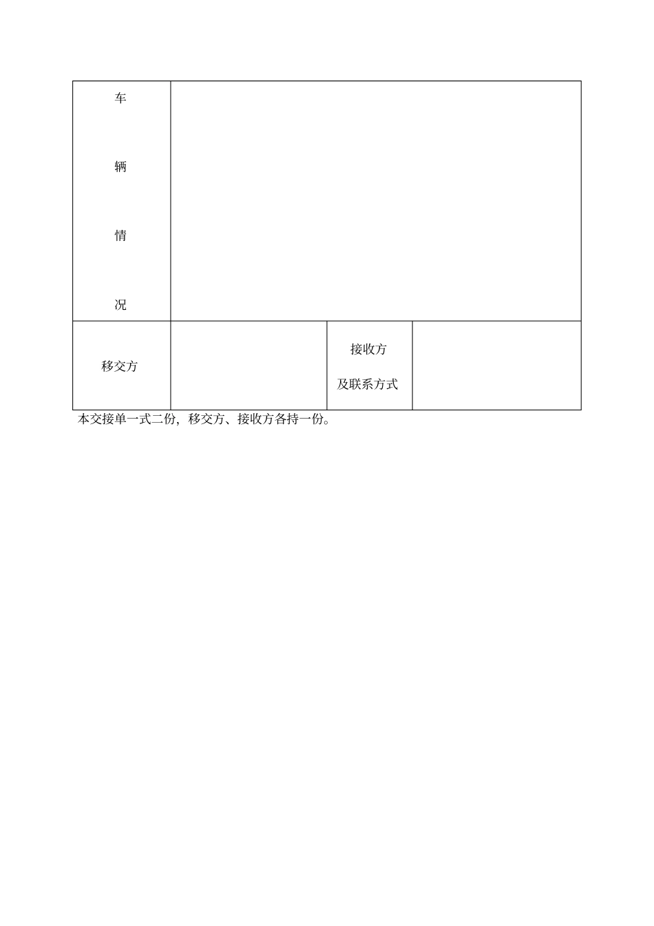 完整版车辆交接单通用文档良心出品_第2页