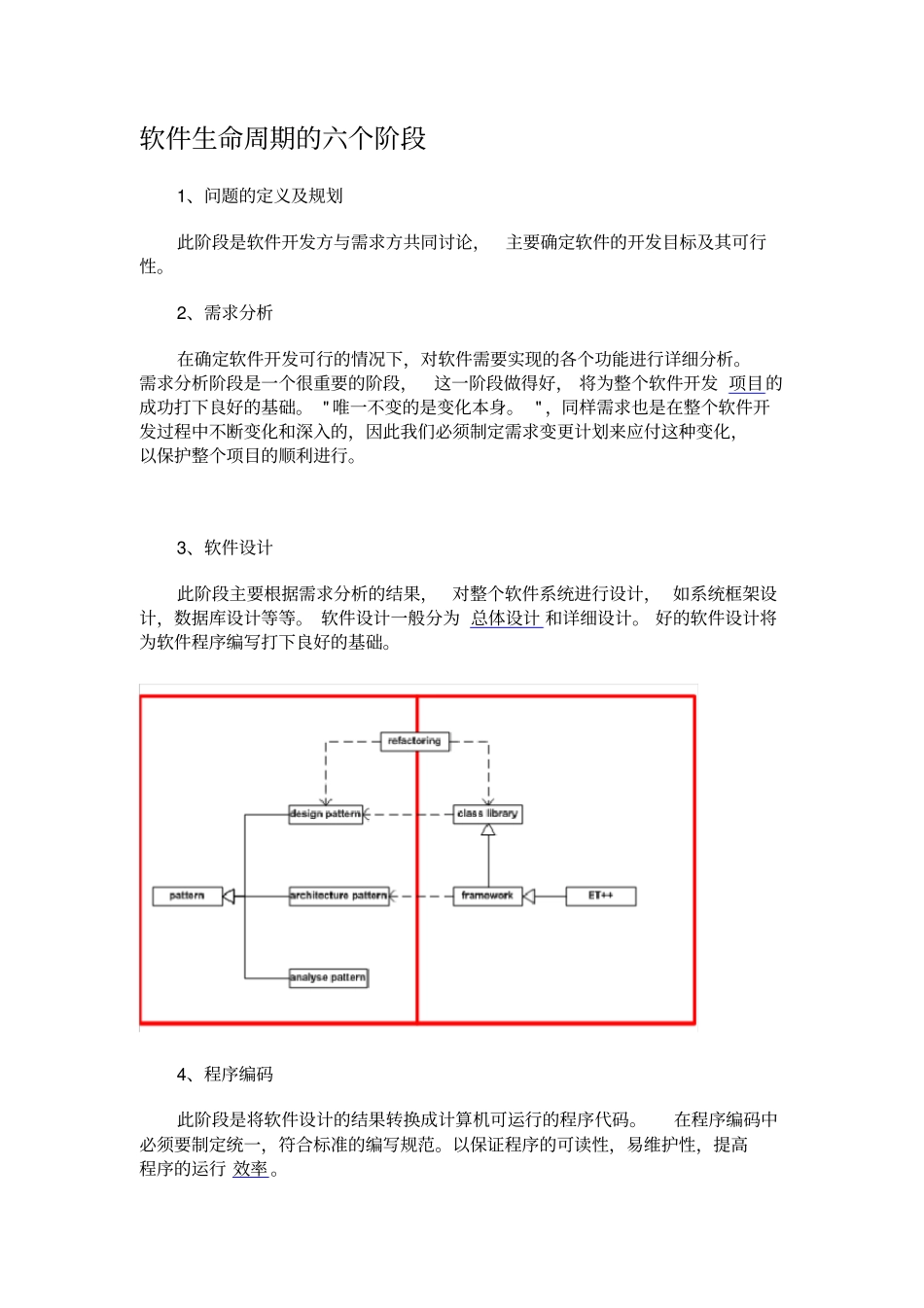 完整版软件生命周期的六个阶段_第1页