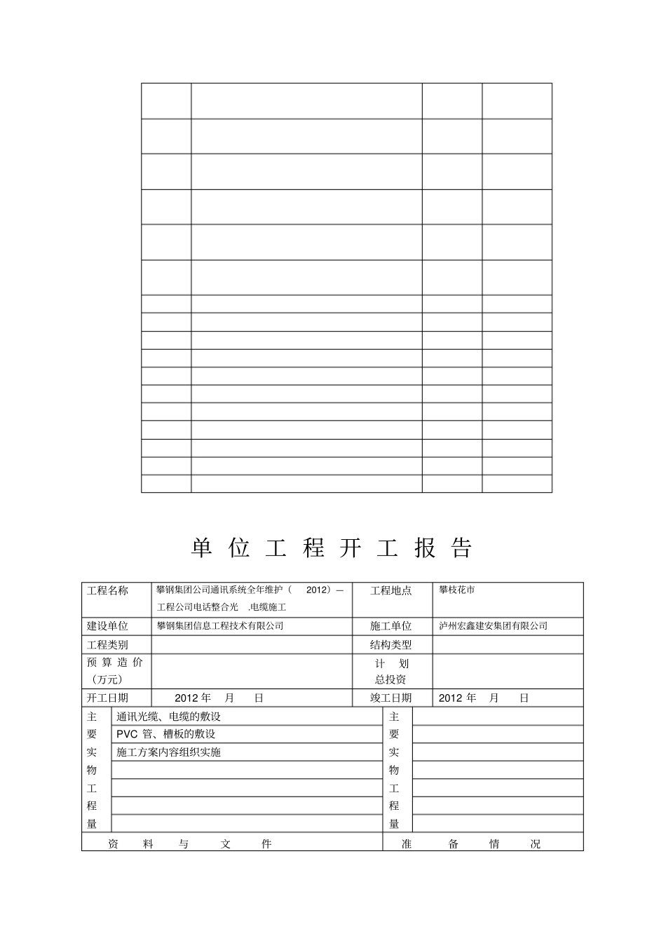 完整版项目竣工资料明细表_第3页