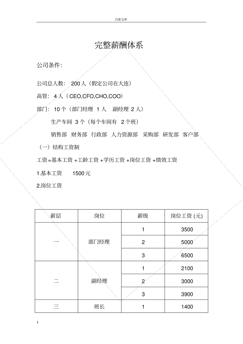 完整薪酬体系_第1页