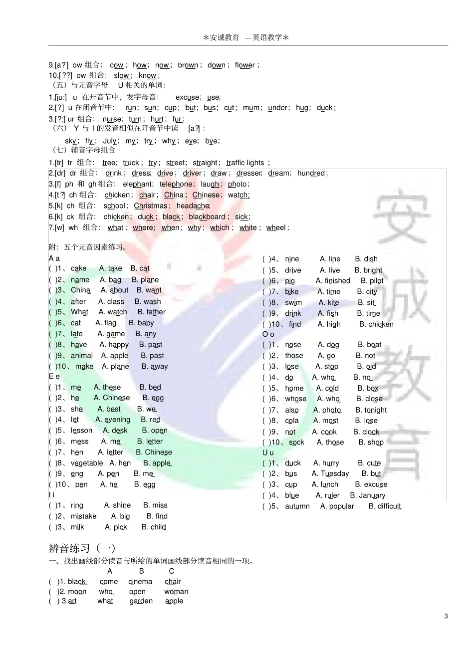 完整辨音练习总结,推荐文档_第3页